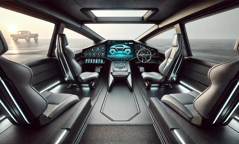 Cybertruck interior