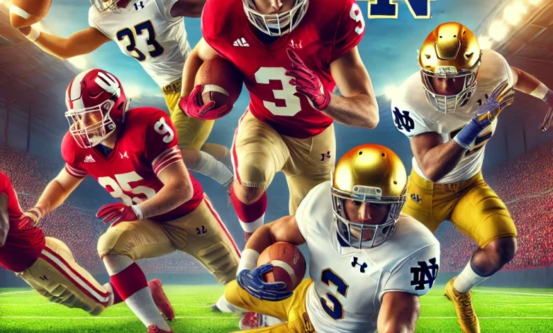 Indiana hoosiers football vs notre dame fighting irish football match player stats